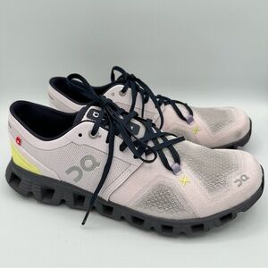 On Cloud X 3, Orchid/Iron  Running Shoes -US 8.5